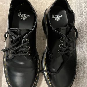 Black Platform Oxford, Dr. Martens, size 7 women’s, like new.